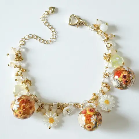 ข้อมือ Sunflower And Daisy Shine