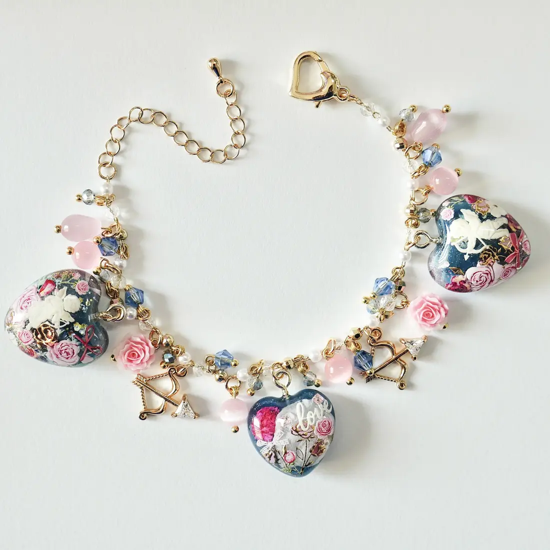 ข้อมือมินิ Cupid Rosedenim สร้อยข้อมือ MIMEAR