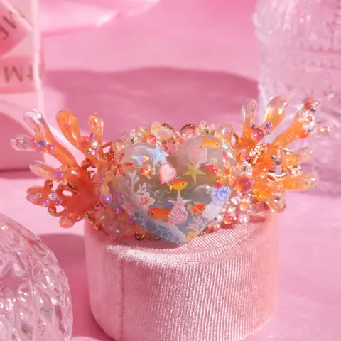 กิ๊บหัวใจ Marine Coral