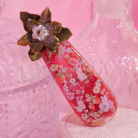 กิ๊บยาวดัดลวด Strawberry Icepop