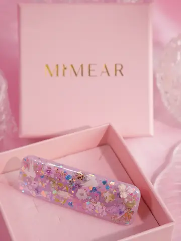 กิ๊บทรงเหลี่ยม Square Violet