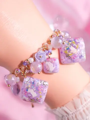 ข้อมือ Square Violet Full