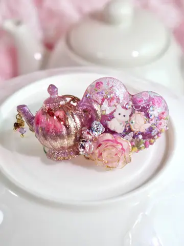 กิ๊บกาชา Meow Floral Teapot