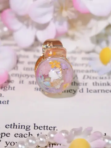 กิ๊บหนีบ Blooming Globe โดมกลมกระต่ายสวนดอกไม้