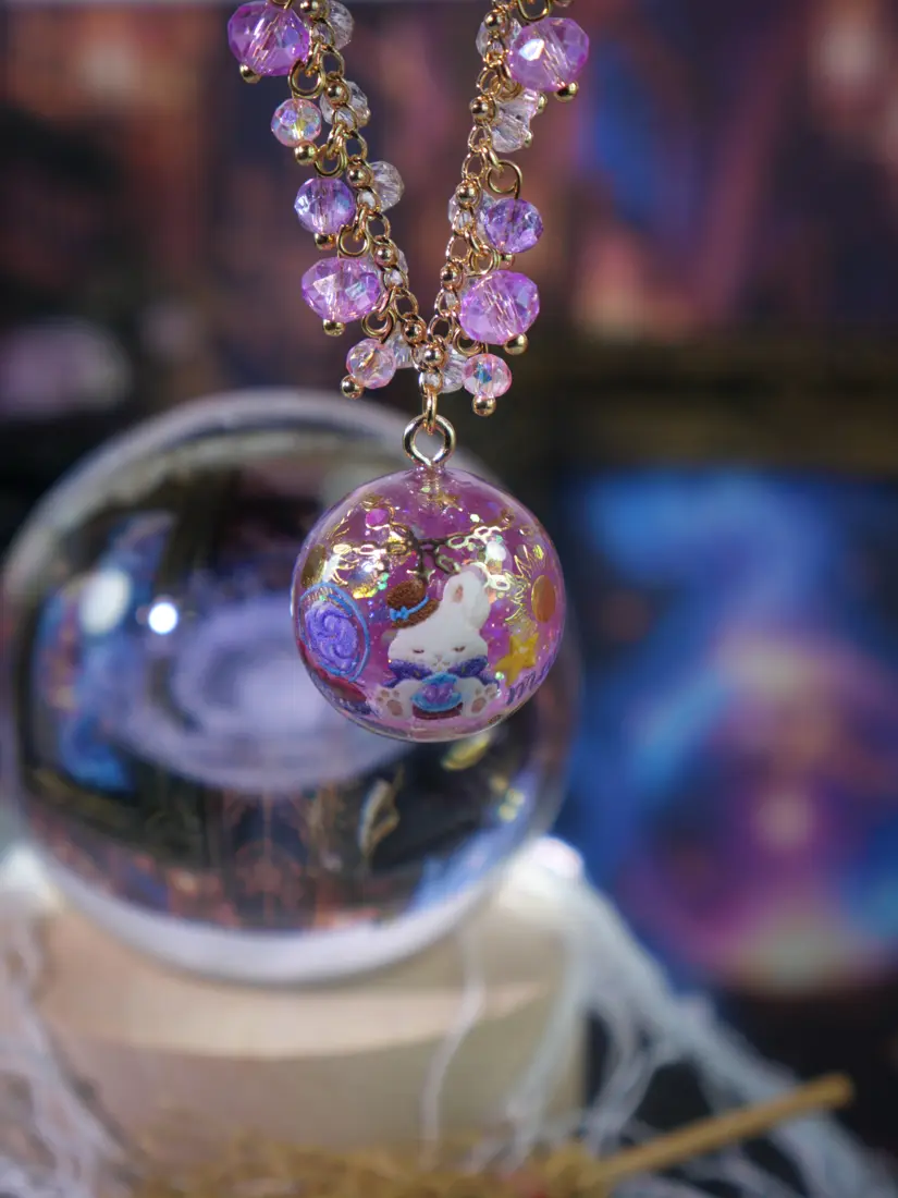 สร้อยคอ Tarot Globe ลูกแก้วพยากรณ์ สร้อยคอ MIMEAR