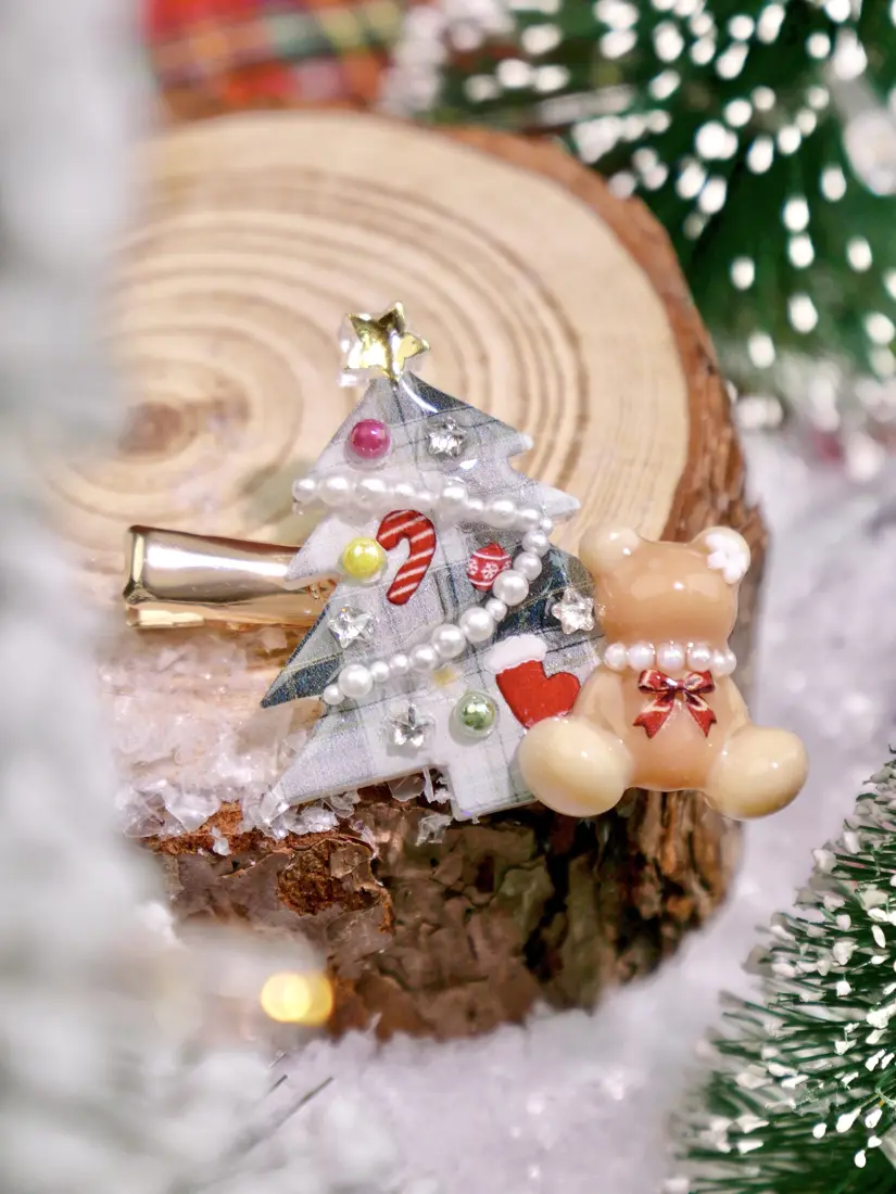 กิ๊บต้นสนหมี Merry Beary กิ๊บติดผม MIMEAR