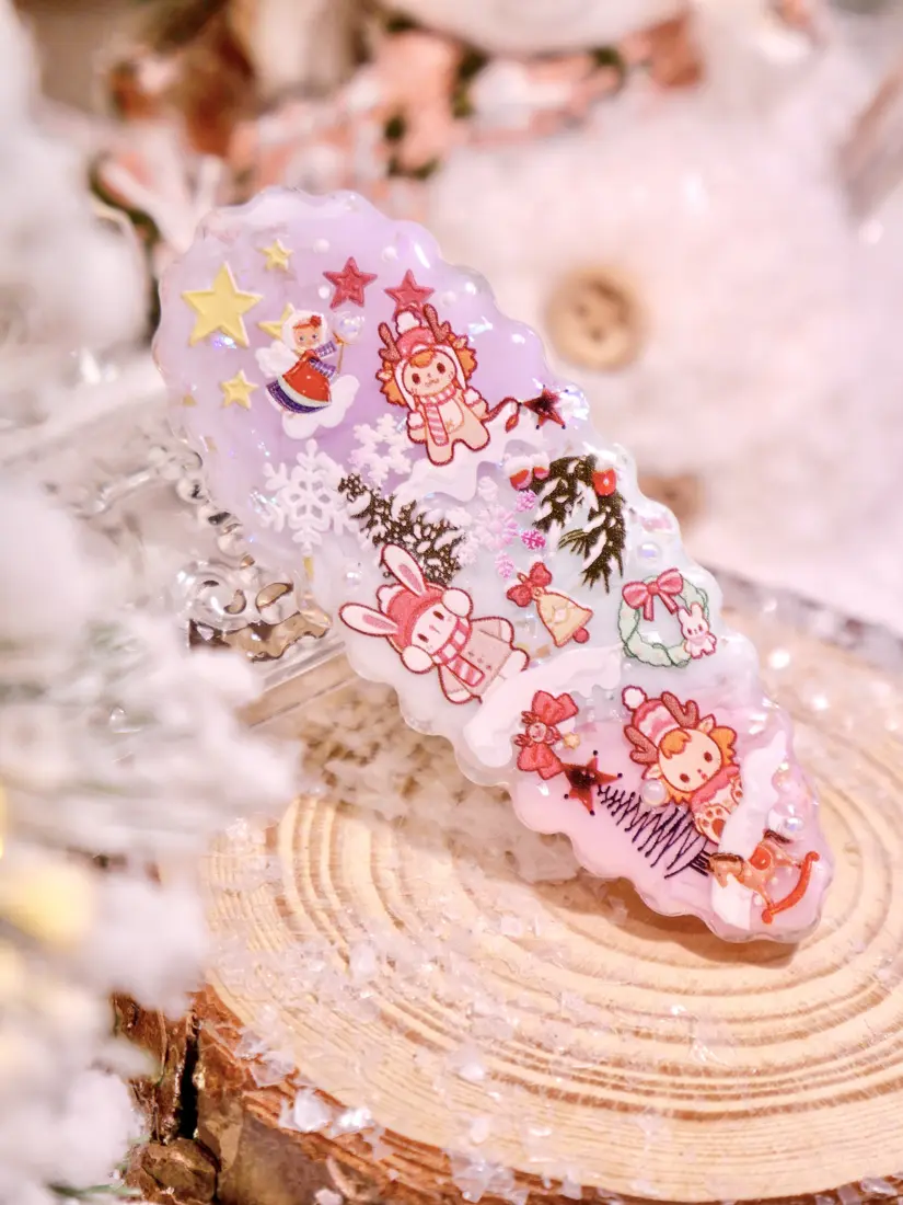 กิ๊บยาวพาสเทล Snowy Starlight กิ๊บติดผม MIMEAR