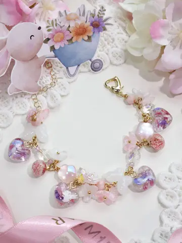 ข้อมือใจจิ๋วกุหลาบชมพู