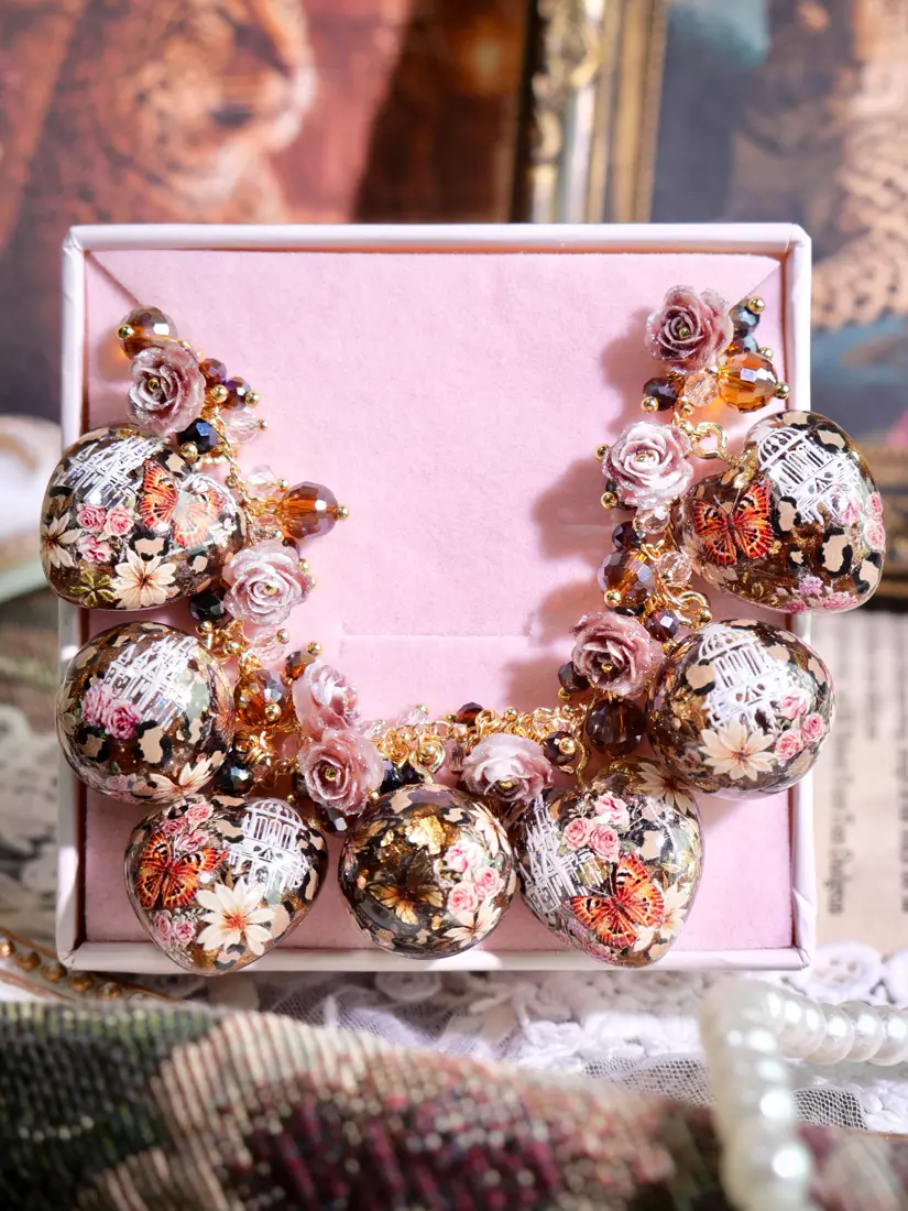 ข้อมือหัวใจกลมปราสาทเสือ สร้อยข้อมือ MIMEAR
